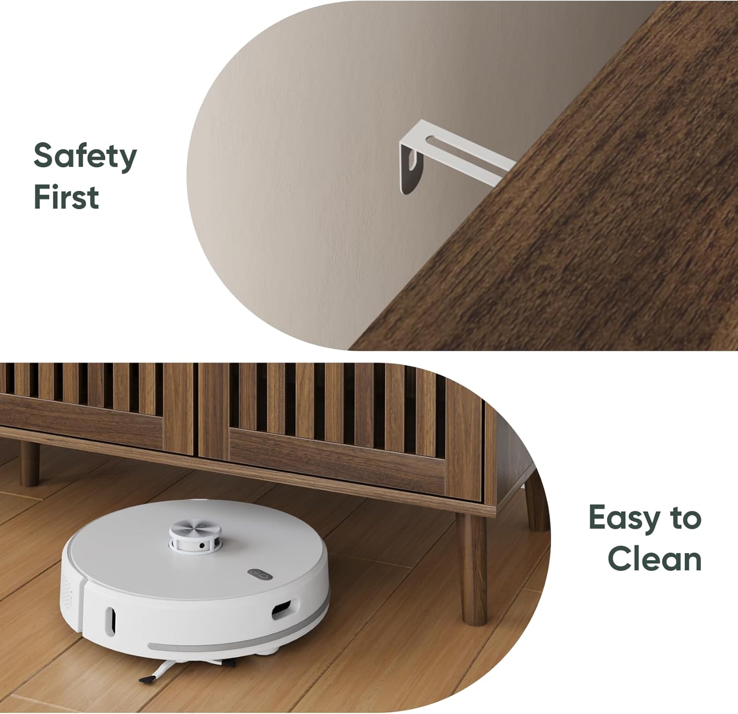 Sideboard Cabinet, 31.5" W Farmhouse Buffet Cabinet with Slatted Doors & Adjustable Shelf, Wood Coffee Bar Storage Station for Kitchen, Dining Room, Living Room, Entryway, Walnut Color