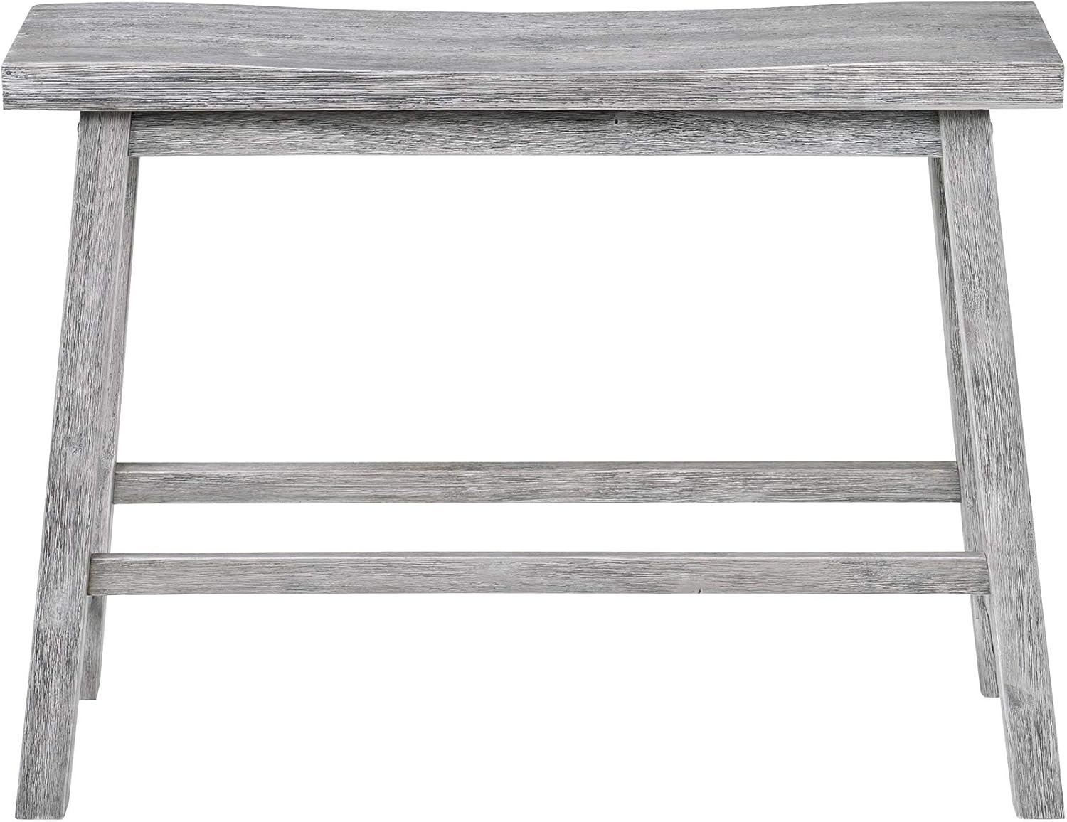 Boraam Sonoma Counter Height Backless Bench - Storm Gray Wire-Brush