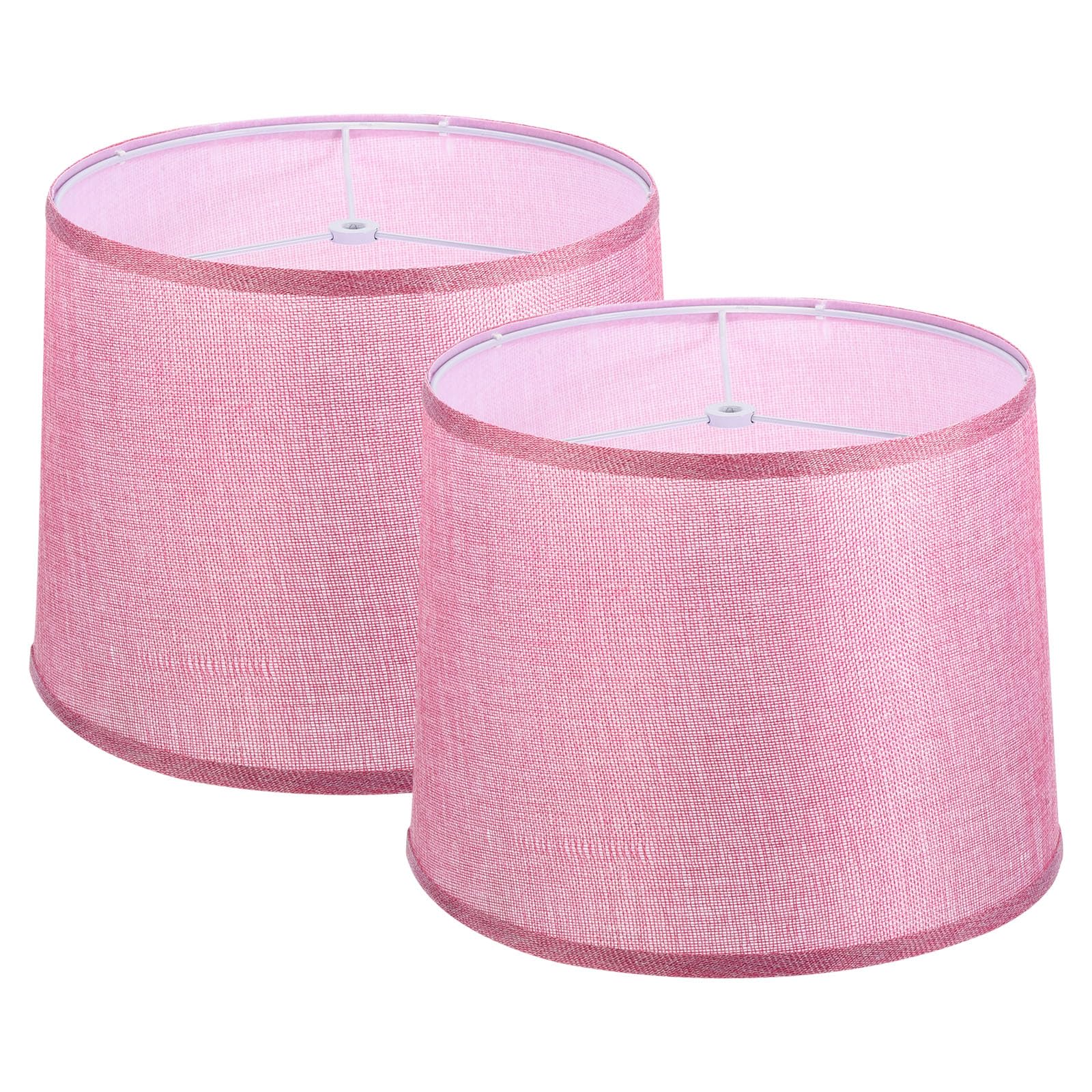 PATIKIL Lamp shades for Table Lamps 11.4" Top x 12.6" Bottom x 9.8" High Drum Lamp shades for Floor Lamps Medium Linen Lampshade Easy Assembly for Lamp Replacement, Beige