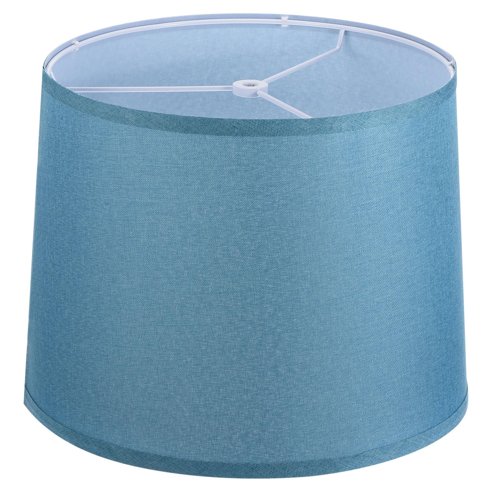 PATIKIL Lamp shades for Table Lamps 11.4" Top x 12.6" Bottom x 9.8" High Drum Lamp shades for Floor Lamps Medium Linen Lampshade Easy Assembly for Lamp Replacement, Beige